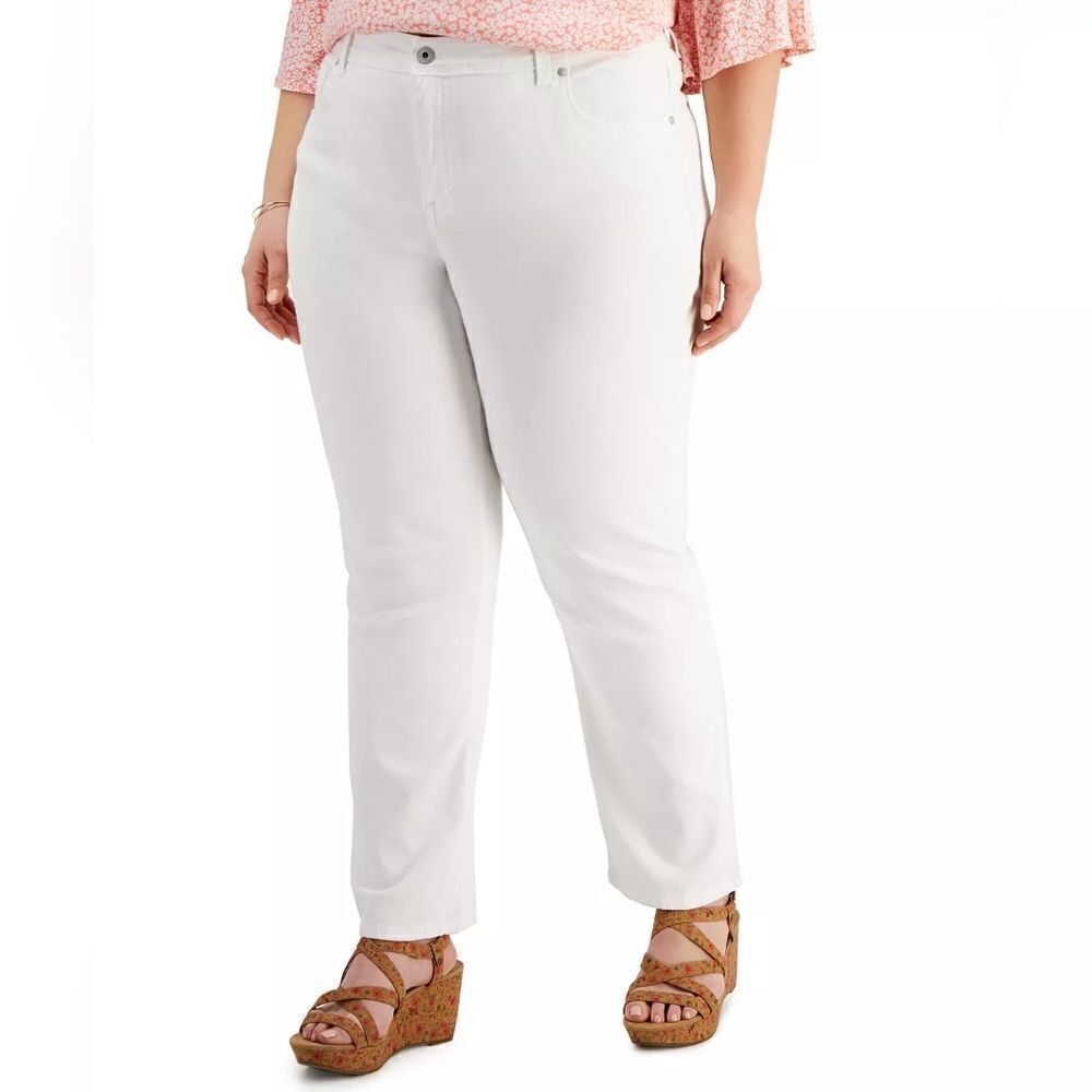 Style & Co High Rise Tummy Control Jeans sz 22W=42×30